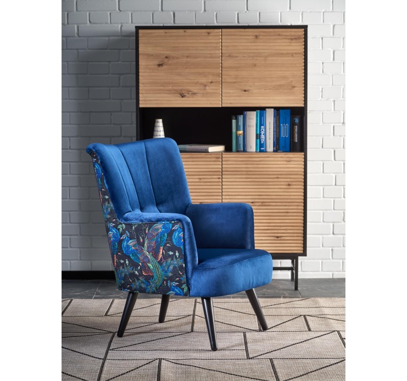 PAGONI chair color: dark blue / black DIOMMI V-PL-PAGONI-FOT-GRANATOWY
