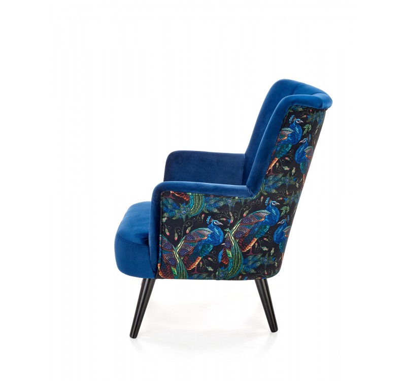 PAGONI chair color: dark blue / black DIOMMI V-PL-PAGONI-FOT-GRANATOWY