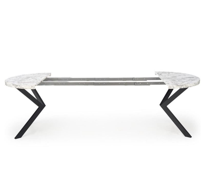 PERONI table white marble DIOMMI V-PL-PERONI-ST-MARMUR/CZARNY