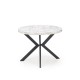 PERONI table white marble DIOMMI V-PL-PERONI-ST-MARMUR/CZARNY