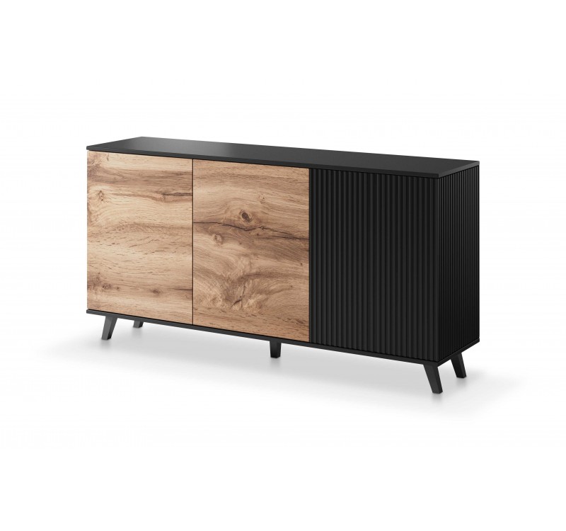 RANDOM KM-1 chest, color: wotan oak/black DIOMMI V-PL-RANDOM-KM-1