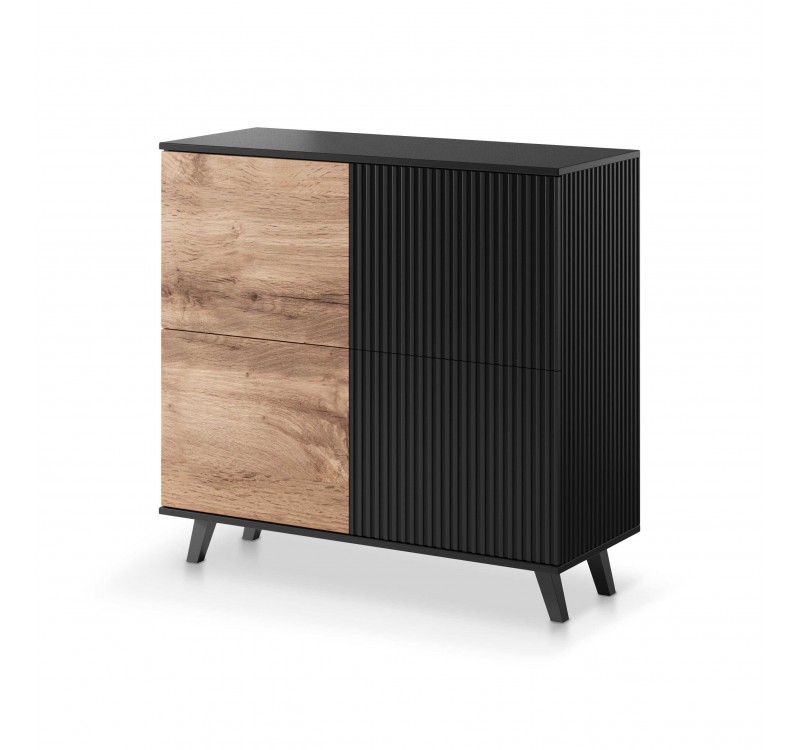 RANDOM KM-2 chest, color: wotan oak/black DIOMMI V-PL-RANDOM-KM-2