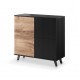 RANDOM KM-2 chest, color: wotan oak/black DIOMMI V-PL-RANDOM-KM-2