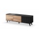 RANDOM RTV-1 TV-stand, color: wotan oak/black DIOMMI V-PL-RANDOM-RTV-1