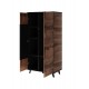 RANDOM P-1 hanging shelf, color: wotan oak/black DIOMMI V-PL-RANDOM-S-1