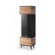 RANDOM W-1 display cabinet, color: wotan oak/black DIOMMI V-PL-RANDOM-W-1