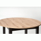 RINGO ext. table artisan oak / black DIOMMI V-PL-RINGO-ST-ARTISAN/CZARNY