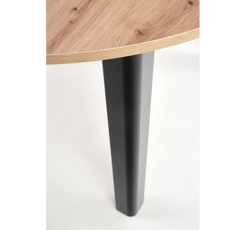 RINGO ext. table artisan oak / black DIOMMI V-PL-RINGO-ST-ARTISAN/CZARNY