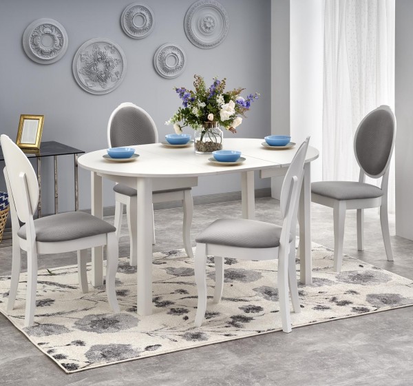 RINGO extension table, color: white DIOMMI V-PL-RINGO-ST-BIAŁY/BIAŁY