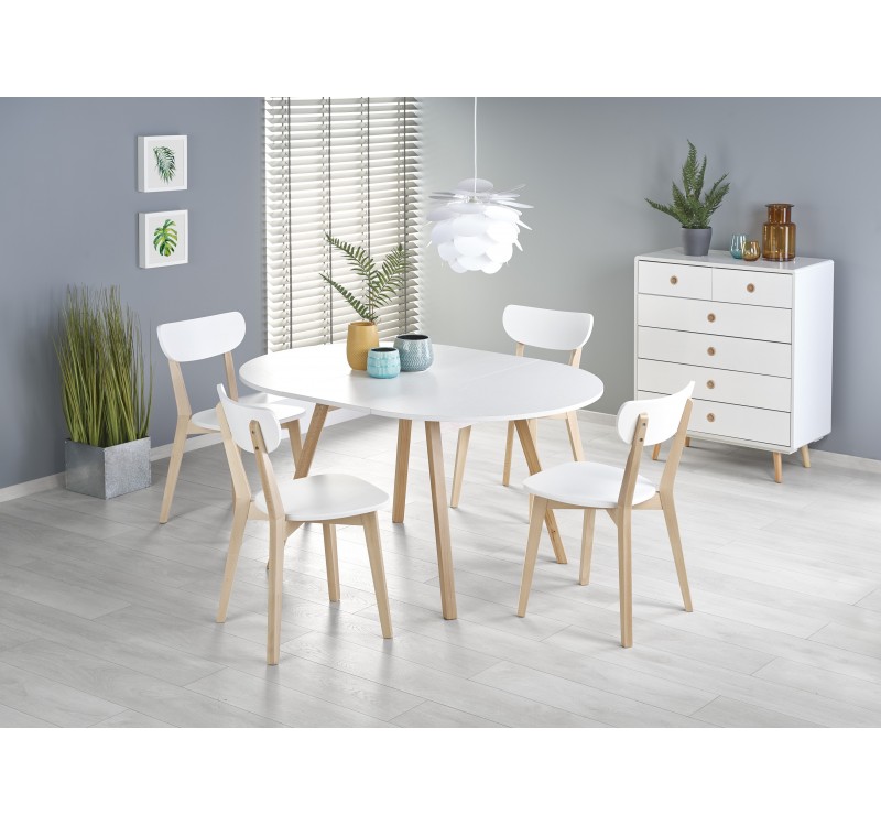 RUBEN ext. table DIOMMI V-PL-RUBEN-ST-BIAŁY