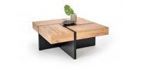 SEVILLA, c.table, craft oak / black DIOMMI V-PL-SEVILLA-LAW