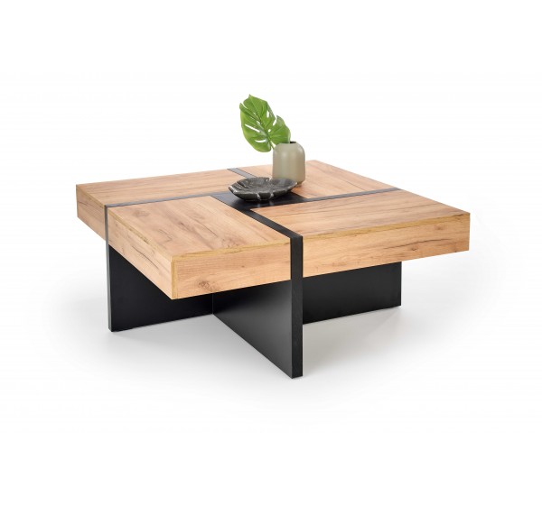 SEVILLA, c.table, craft oak / black DIOMMI V-PL-SEVILLA-LAW