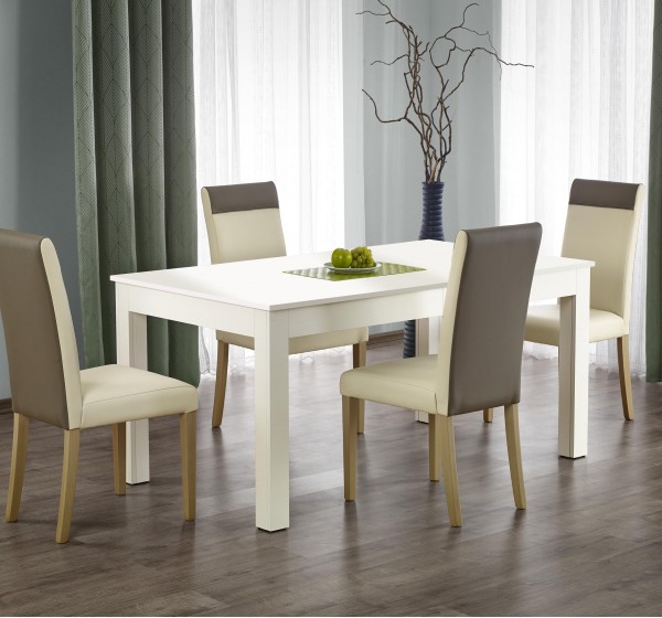 SEWERYN 160/300 cm extension table color: white DIOMMI V-PL-SEWERYN-ST-BIAŁY