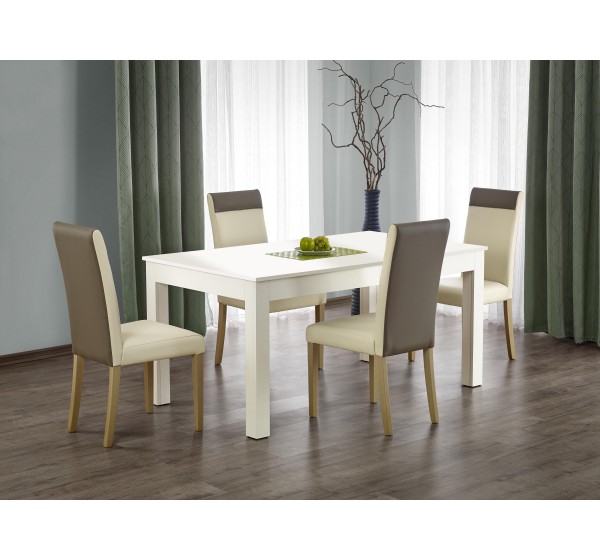 SEWERYN 160/300 cm extension table color: white DIOMMI V-PL-SEWERYN-ST-BIAŁY