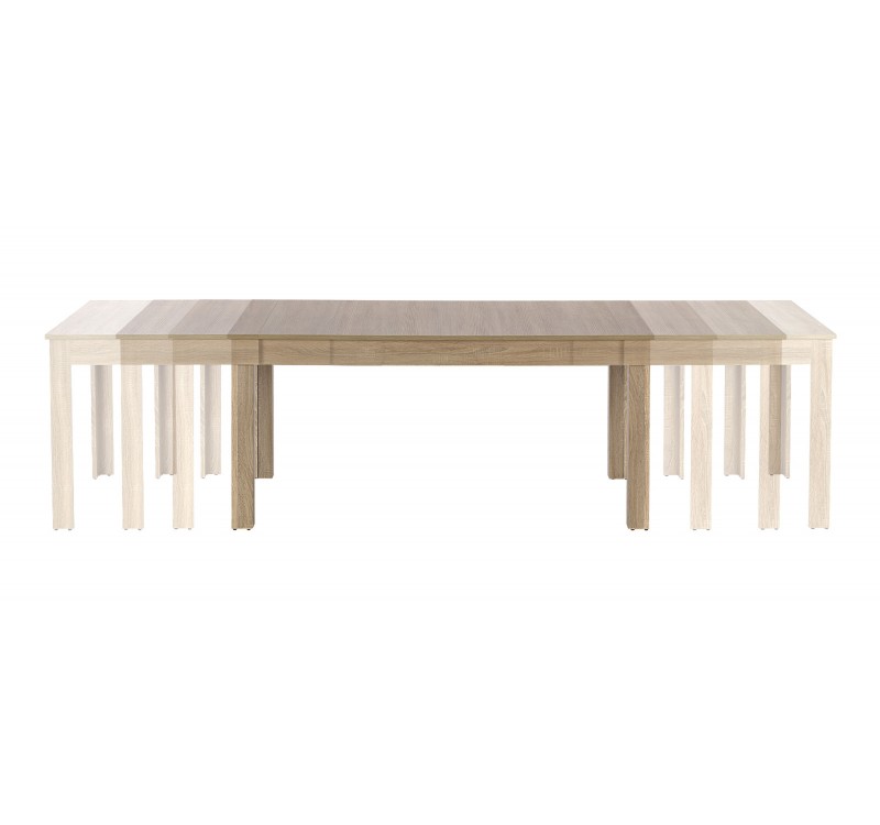 SEWERYN 160/300 cm extension table color: sonoma oak DIOMMI V-PL-SEWERYN-ST-SONOMA