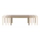 SEWERYN 160/300 cm extension table color: sonoma oak DIOMMI V-PL-SEWERYN-ST-SONOMA