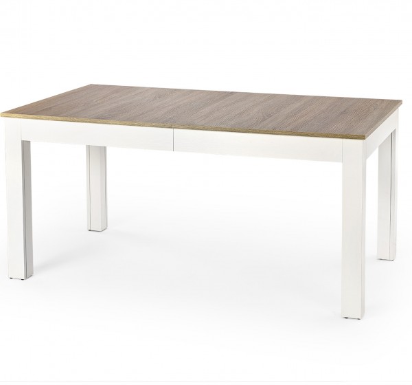 SEWERYN 160/300 cm extension table color: sonoma oak / white DIOMMI V-PL-SEWERYN-ST-SONOMA/BIAŁY