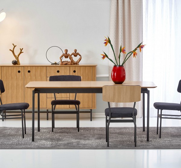 SMART-ST table color: natural oak / black DIOMMI V-PL-SMART-ST