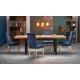 TIAGO extension table craft oak DIOMMI V-PL-TIAGO-ST-CRAFT/CZARNY
