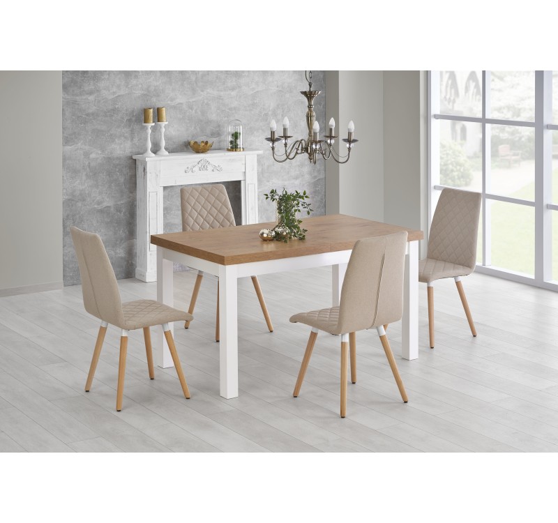 TIAGO extension table lancelot oak DIOMMI V-PL-TIAGO-ST-LANCELOT/BIAŁY