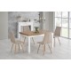 TIAGO extension table lancelot oak DIOMMI V-PL-TIAGO-ST-LANCELOT/BIAŁY