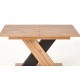 XARELTO table votan oak/black DIOMMI V-PL-XARELTO-ST-WOTAN/CZARNY