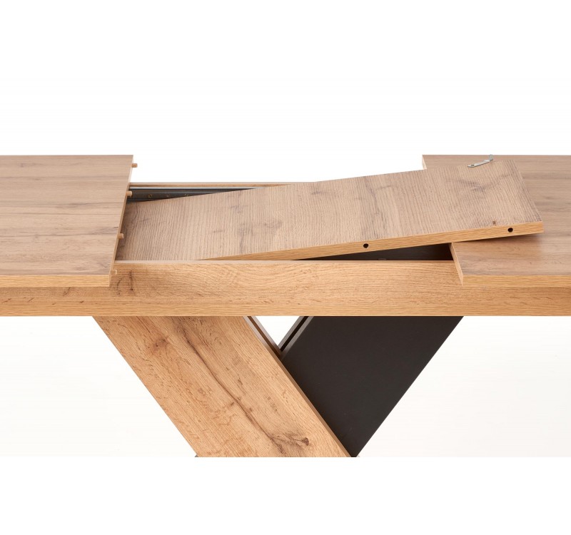 XARELTO table votan oak/black DIOMMI V-PL-XARELTO-ST-WOTAN/CZARNY
