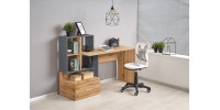 GROSSO desk votan oak / anthracite DIOMMI V-UA-GROSSO-D.WOTAN/ANTRACYT