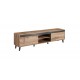 TV stand NORD II votan oak/antracyt/black