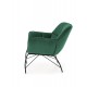 BELTON leisure chair color: dark green