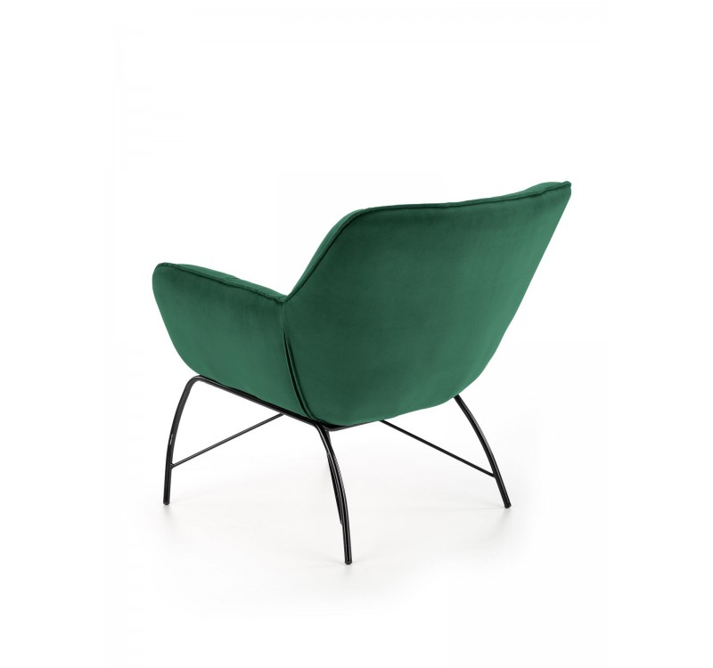 BELTON leisure chair color: dark green