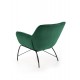 BELTON leisure chair color: dark green