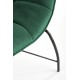BELTON leisure chair color: dark green