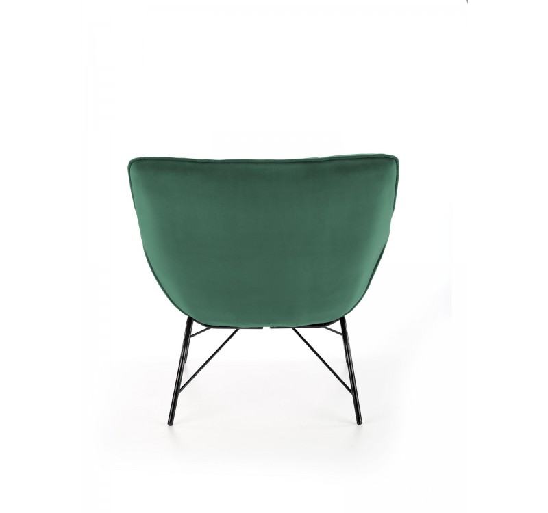 BELTON leisure chair color: dark green