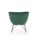 BELTON leisure chair color: dark green