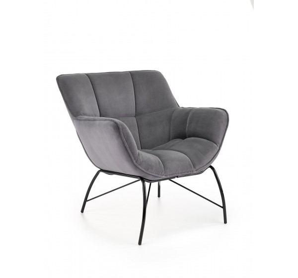 BELTON leisure chair color: grey