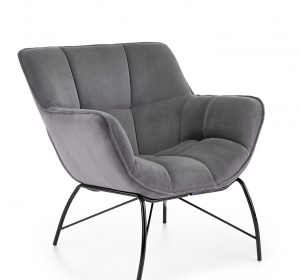 BELTON leisure chair color: grey