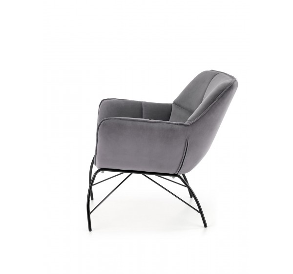 BELTON leisure chair color: grey
