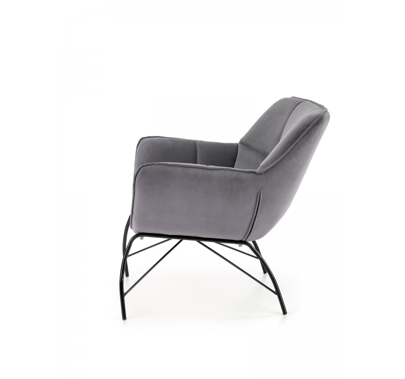 BELTON leisure chair color: grey