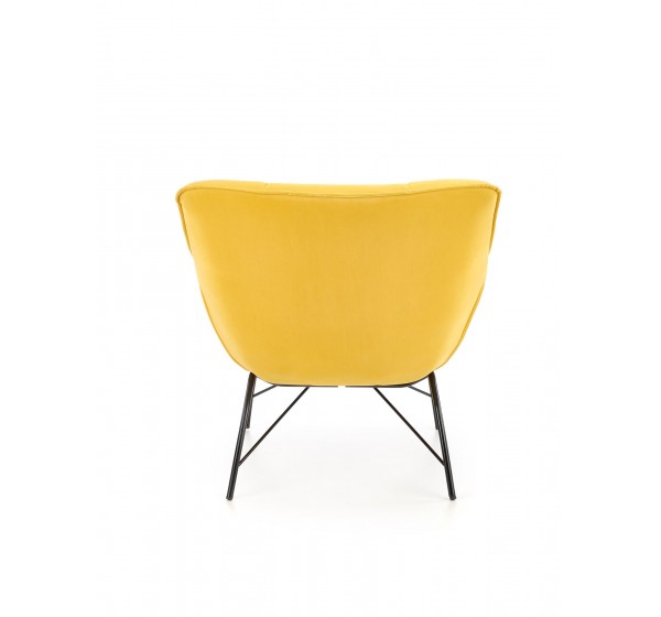 BELTON leisure chair color: yellow