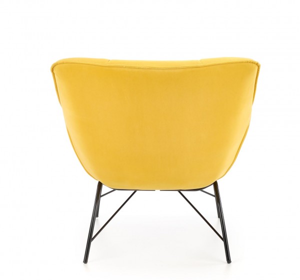 BELTON leisure chair color: yellow