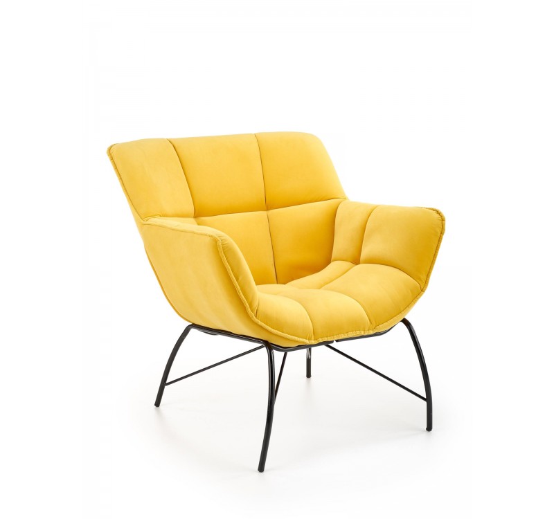 BELTON leisure chair color: yellow
