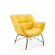 BELTON leisure chair color: yellow