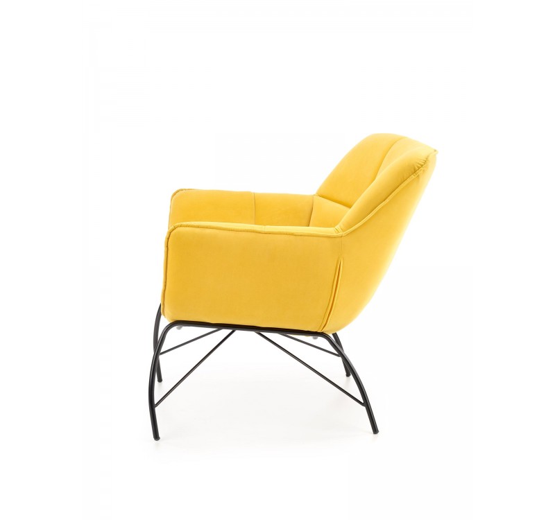 BELTON leisure chair color: yellow