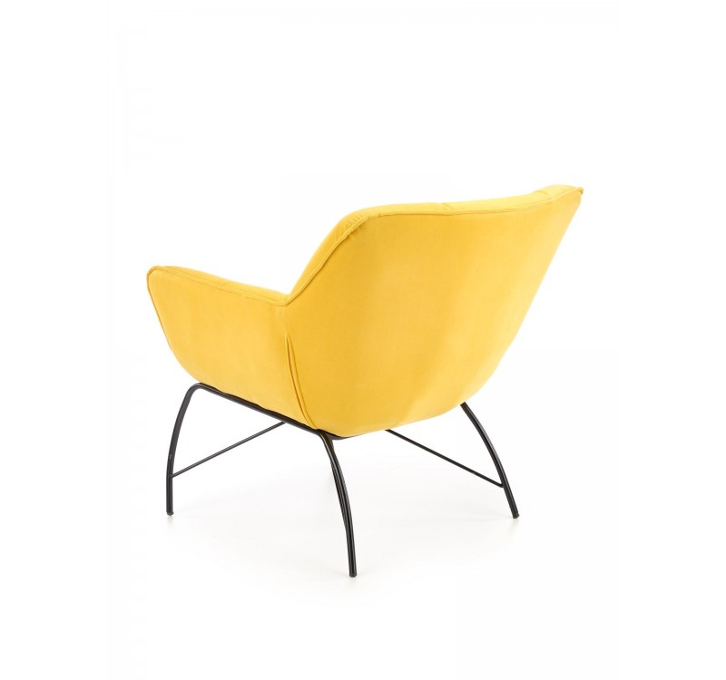 BELTON leisure chair color: yellow
