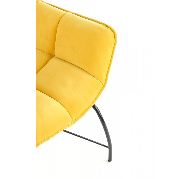 BELTON leisure chair color: yellow
