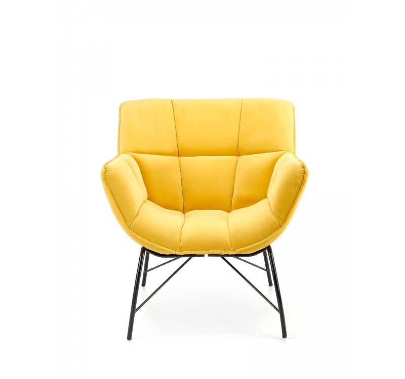 BELTON leisure chair color: yellow