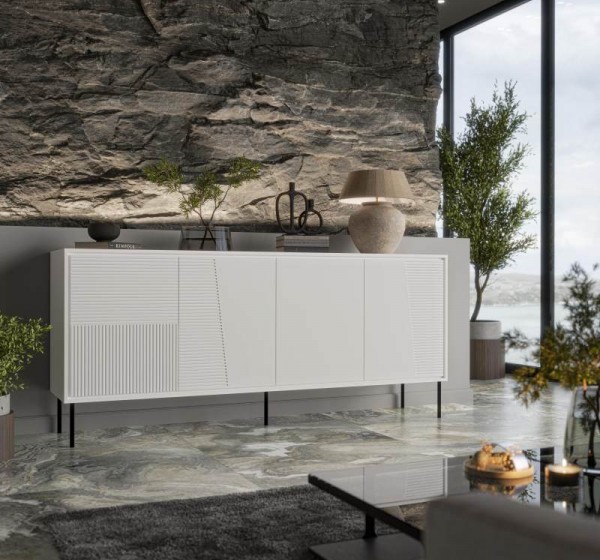 ABI chest of drawers mat white/ mat white