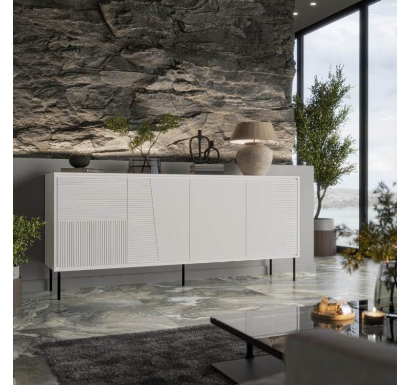 ABI chest of drawers mat white/ mat white