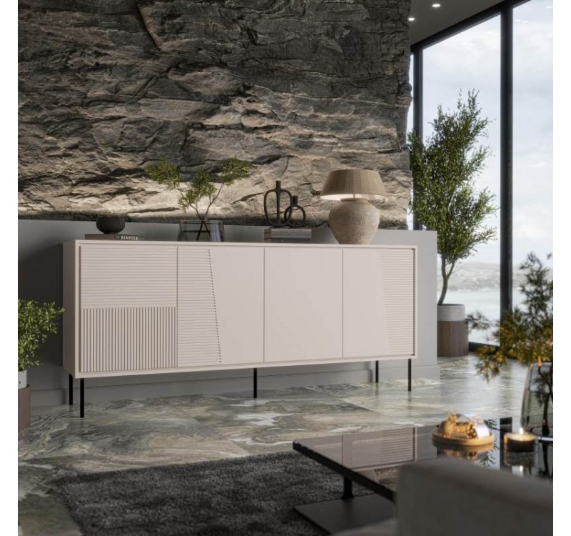 ABI chest of drawers mat cashmere/ mat cashmere